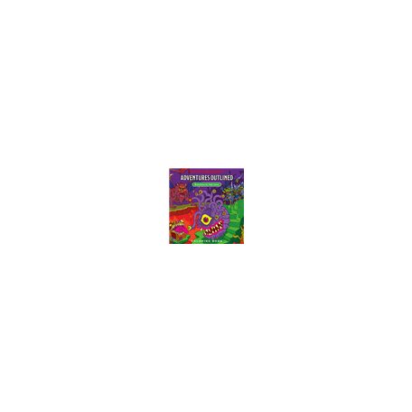 D&D Adventures - Outlined Coloring Book-C60350000