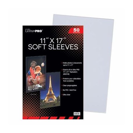 UP - 11" x 17" Soft Sleeves (50 Sleeves)-85569