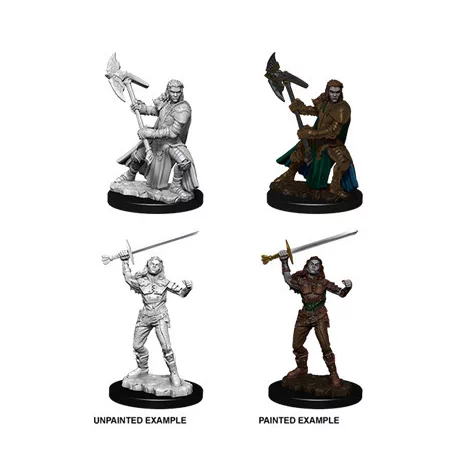 D&D Nolzur’s Marvelous Miniatures: Female Half-Orc Fighter-73542