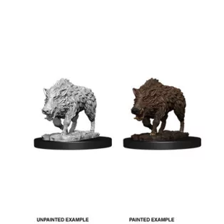 Wizkids Deep Cuts Unpainted Miniatures: Wild Boar-73554