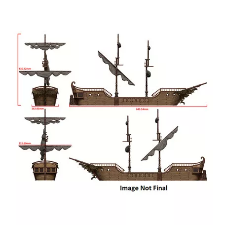 D&D Icons of the Realms: The Falling Star Sailing Ship-73571