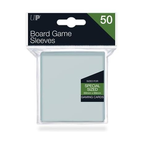 UP - Board Game Sleeves - Special Size 69x69mm (50 Sleeves)-82659