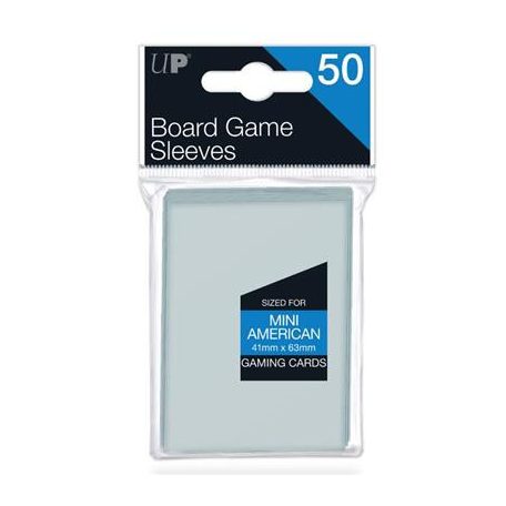UP - Board Game Sleeves - American Size 41x63mm (50 Sleeves)-82662