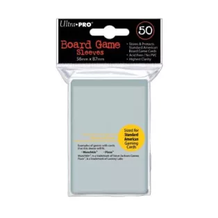 UP - Board Game Sleeves - American Standard 56x87mm (50 Sleeves)-82914