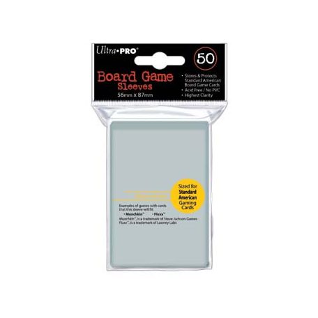 UP - Board Game Sleeves - American Standard 56x87mm (50 Sleeves)-82914