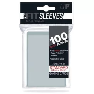 UP - Standard Sleeves - Pro-Fit Card Clear (100 Sleeves)-82712