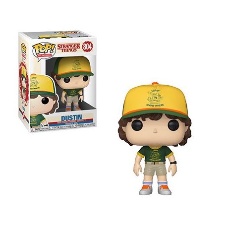 Funko POP! Stranger Things - Dustin (At Camp) Vinyl Figure 10cm-FK38532