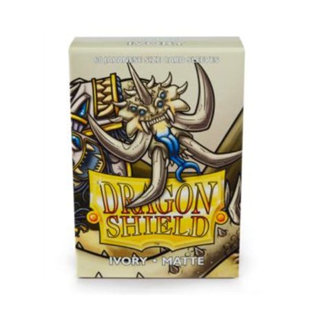 Dragon Shield Small Sleeves - Japanese Matte Ivory (60 Sleeves)-AT-11117