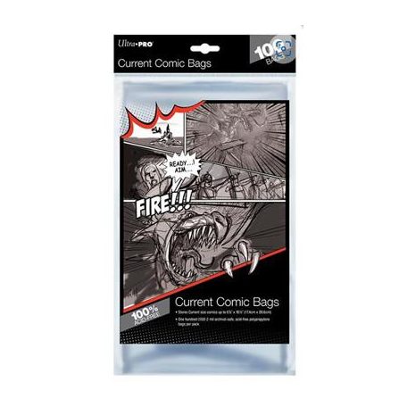 UP - Comic Bags - Current Size (100 Bags)-81975