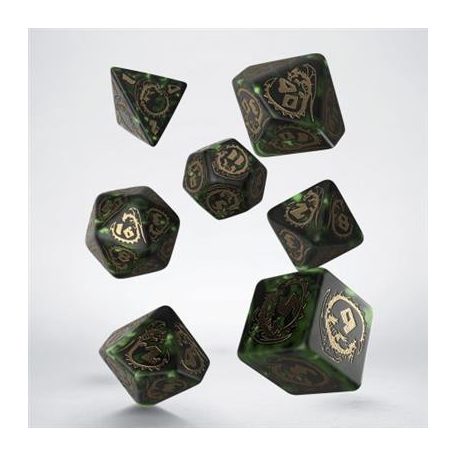 Dragons Dice Set: Nephrite-SDRA06