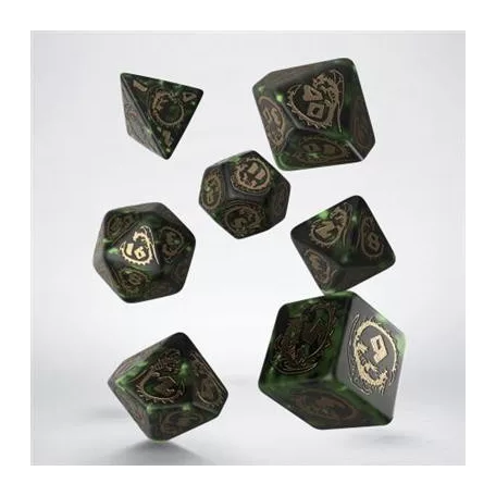 Dragons Dice Set: Nephrite-SDRA06