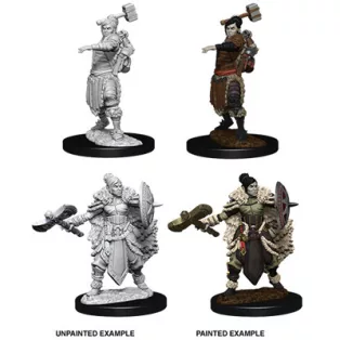 D&D Nolzur’s Marvelous Miniatures: Female Half-Orc Barbarian-73703