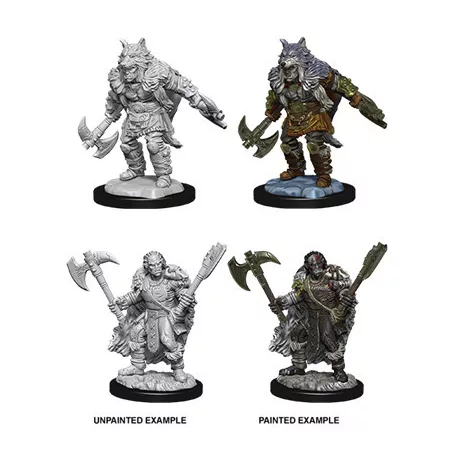 D&D Nolzur’s Marvelous Miniatures: Male Half-Orc Barbarian-73704