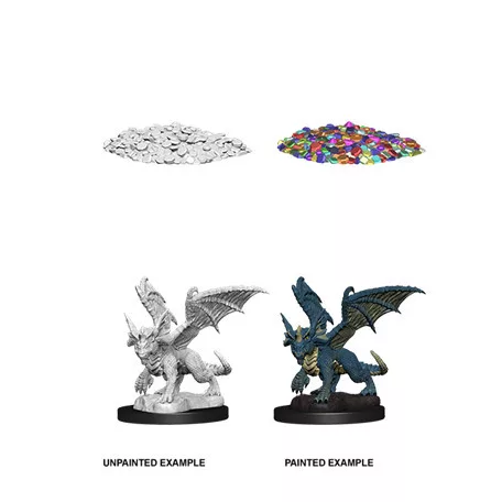 D&D Nolzur’s Marvelous Miniatures: Blue Dragon Wyrmling-73852