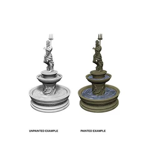 Wizkids Deep Cuts Unpainted Miniatures: Fountain-73865