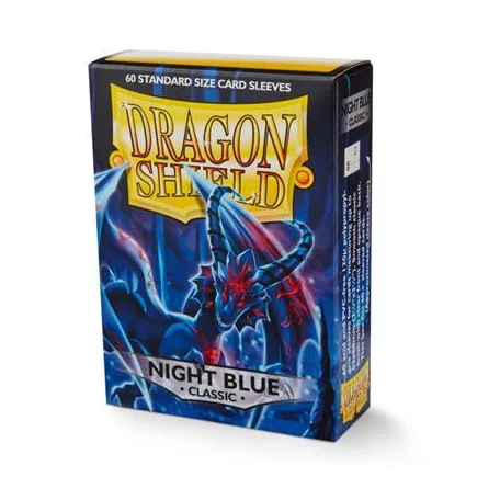 Dragon Shield Standard Sleeves - Night Blue Xao (60 Sleeves)-AT-10742
