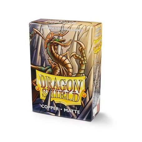 Dragon Shield Japanese Matte Sleeves - Copper 'Munay' (60 Sleeves)-AT-11116