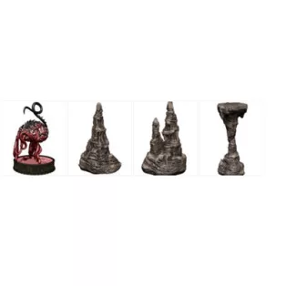 D&D Icons of the Realms: Volo & Mordenkainen’s Foes Premium Set- Elder Brain & Stalagmites-73944
