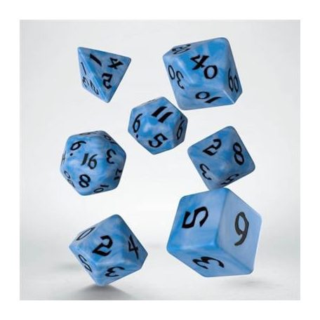 Classic Runic Glacier & black Dice Set 7-SCLR09