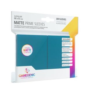 Gamegenic - Matte Prime Sleeves Blue (100 Sleeves)-GGS10028ML
