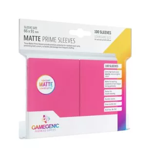 Gamegenic - Matte Prime Sleeves Pink (100 Sleeves)-GGS10036ML