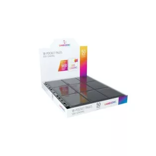 Gamegenic - Sideloading 18-Pocket Pages DISPLAY Black-GGS30002ML