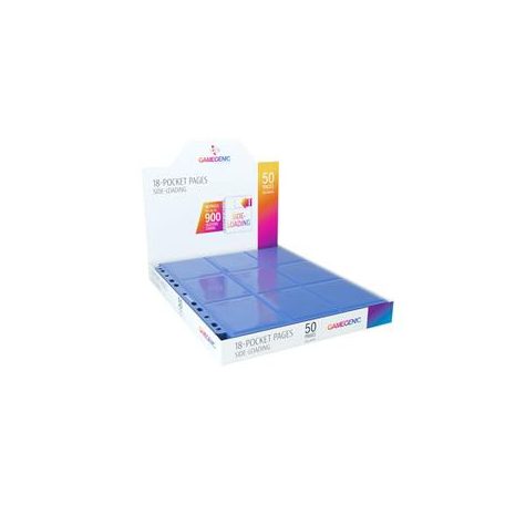 Gamegenic - Sideloading 18-Pocket Pages DISPLAY Blue-GGS30004ML