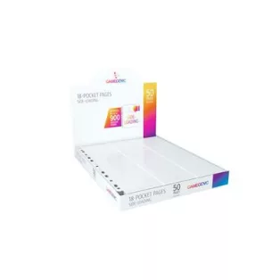 Gamegenic - Sideloading 18-Pocket Pages DISPLAY White-GGS30010ML