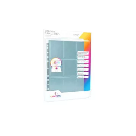 Gamegenic - Ultrasonic 9-Pocket Pages Toploading 10 pcs pack-GGS30012ML