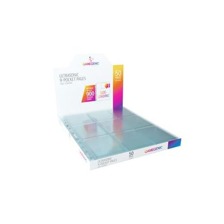 Gamegenic - Ultrasonic 9-Pocket Pages Sideloading DISPLAY-GGS30015ML