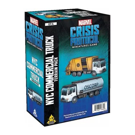 Marvel Crisis Protocol - Garbage Truck/Chem Truck Terrain Expansion - EN-CP14
