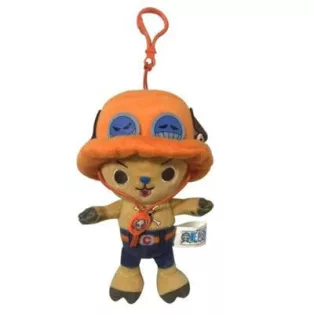 One Piece - Keychain Plush (11 cm) - Tony Tony Chopper x Ace-