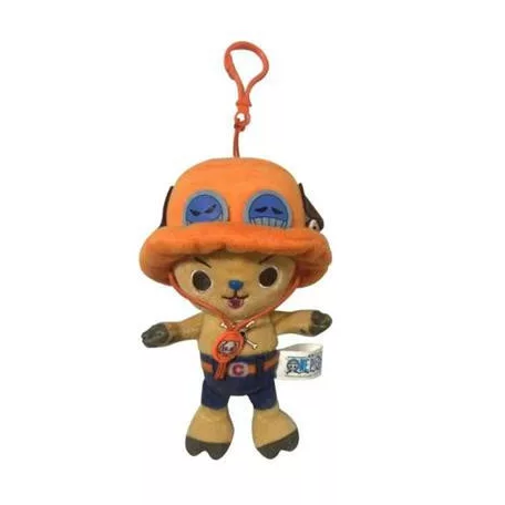 One Piece - Keychain Plush (11 cm) - Tony Tony Chopper x Ace-