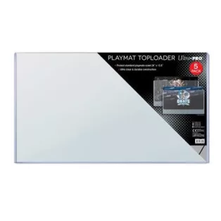 UP - 24" x 14" Playmat Toploader 5ct-85844