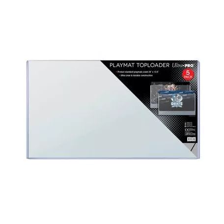 UP - 24" x 14" Playmat Toploader 5ct-85844