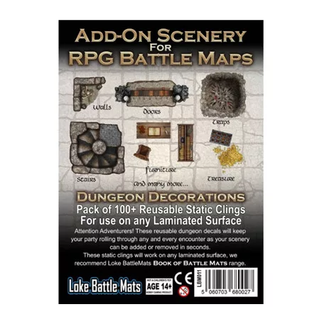 Add-On Scenery for RPG Maps - Dungeon Decorations - EN-LBM-011