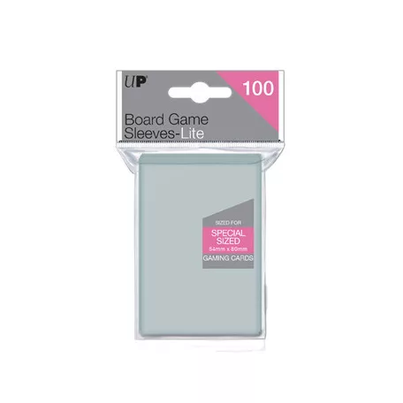 UP - Lite Board Game Sleeves 54mm x 80mm (100 Sleeves)-85942