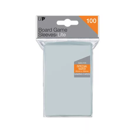 UP - Lite Board Game Sleeves 65mm x 100mm (100 Sleeves)-85945