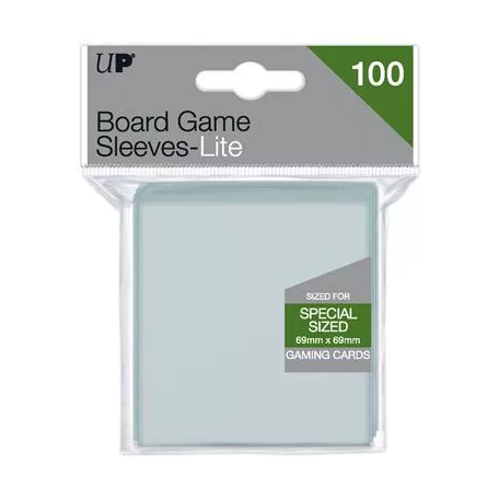 UP - Lite Board Game Sleeves 69mm x 69mm (100 Sleeves)-85946