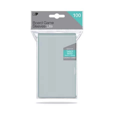 UP - Lite Board Game Tarot Sleeves 70mm x 120mm (100 Sleeves)-85947