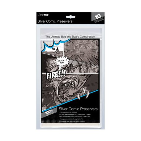 Silver Comic Preserver 7-1/4" X 10-1/2" (10 Bags)-15279
