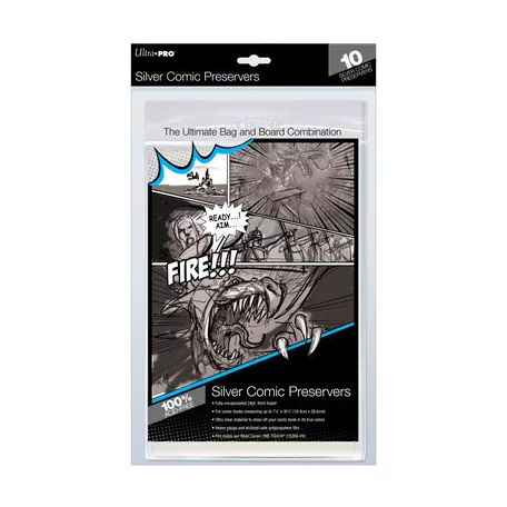 Silver Comic Preserver 7-1/4" X 10-1/2" (10 Bags)-15279