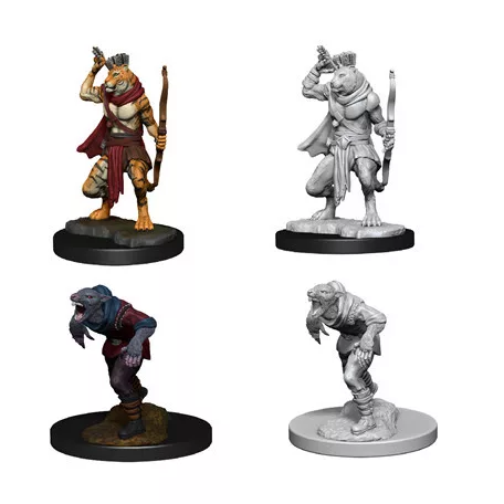 D&D Nolzur’s Marvelous Miniatures: Wererat & Weretiger-90014