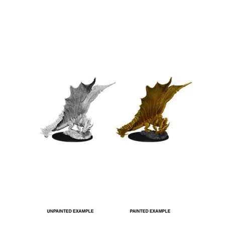 D&D Nolzur’s Marvelous Miniatures: Young Gold Dragon-90034