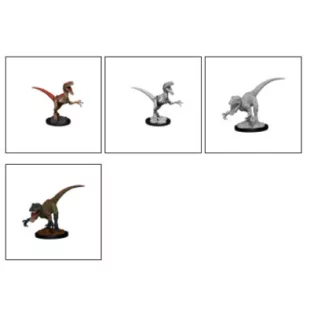 Wizkids Deep Cuts Unpainted Miniatures: Raptors-90047