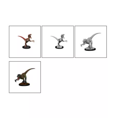 Wizkids Deep Cuts Unpainted Miniatures: Raptors-90047