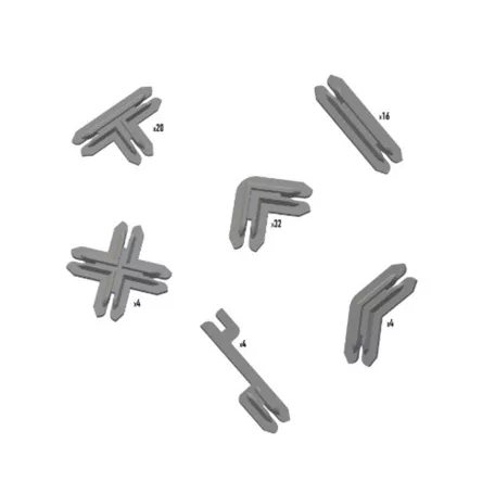 Battle Systems - Plastic Terrain Clips - Grey (2023)-BSTXX019