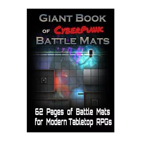 Giant Book of CyberPunk Battle Mats - EN-LBM-013