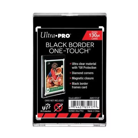 UP - 130PT Black Border UV One-Touch Magnetic Holder-85917-UV