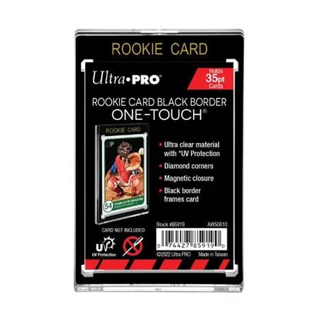 UP - 35PT Rookie Black Border UV One-Touch Magnetic Holder-85919